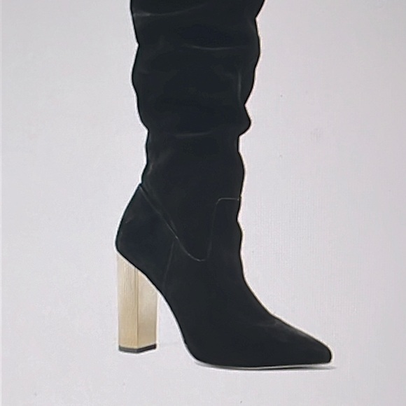 Kors Paloma over-the-knee boot, black suede - Picture 2 of 11